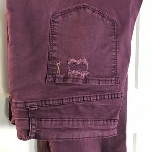 Vintage America | Dark Pink-Plum Bestie Jean